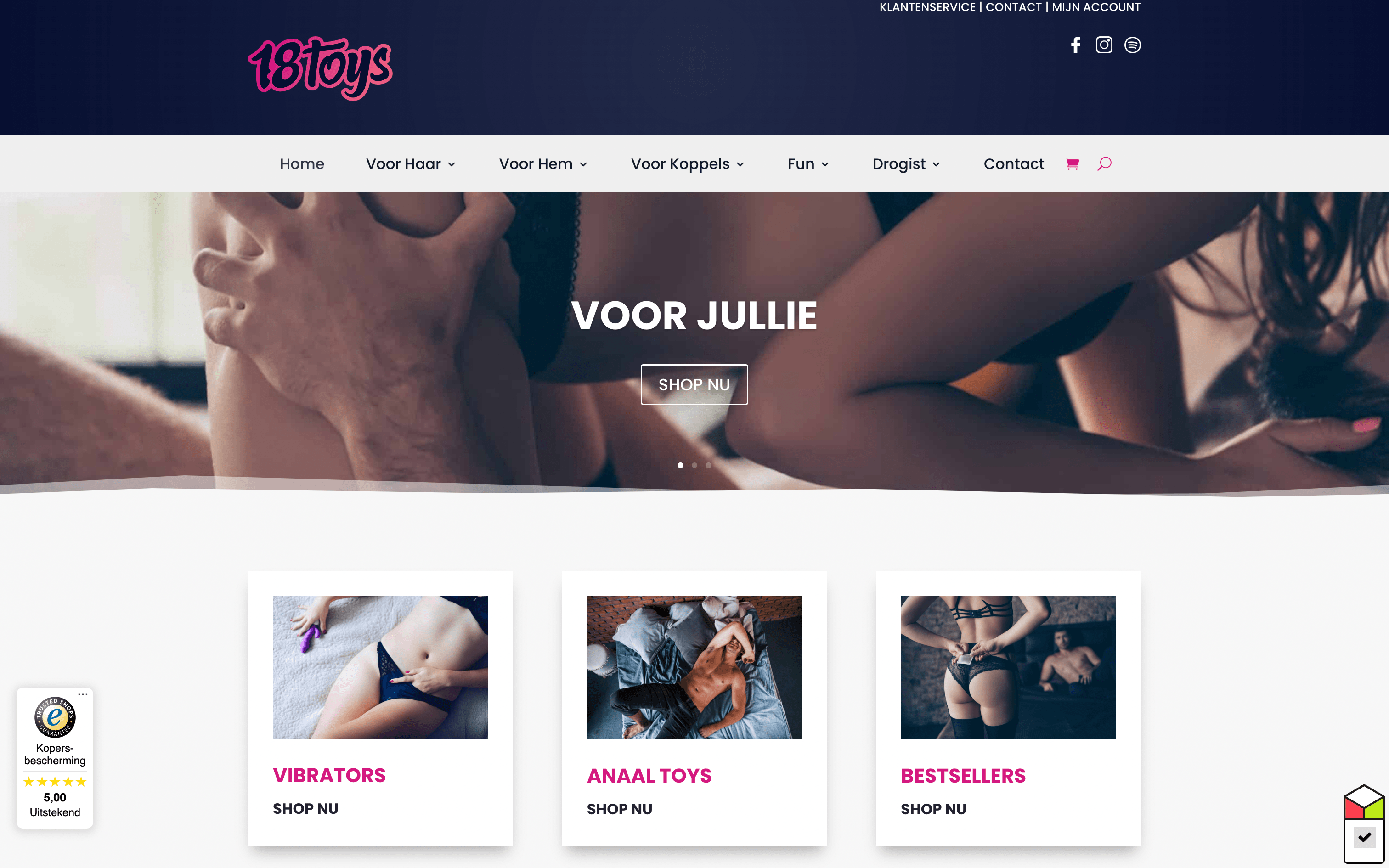 naar de shop