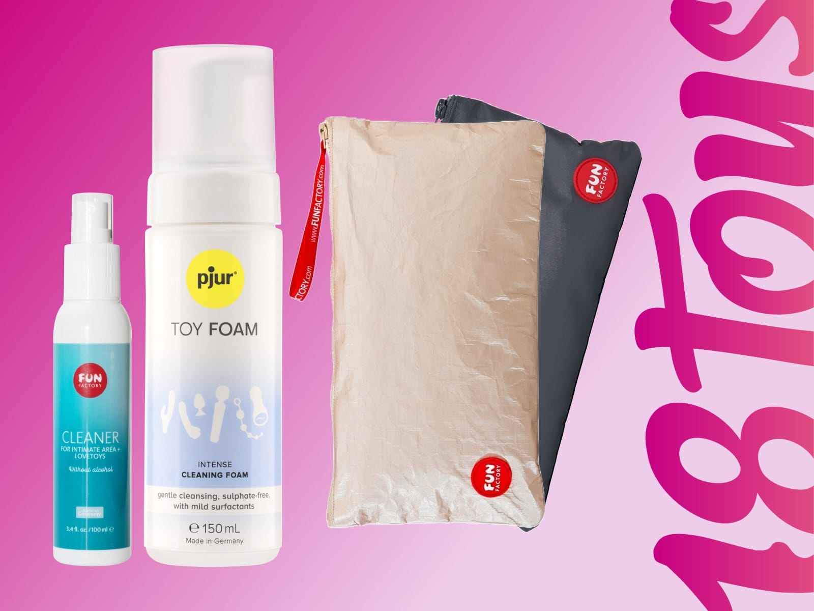 toycleaner : toybag Blogpost Zo houd jij je sekstoys schoon en veilig | 18Toys
